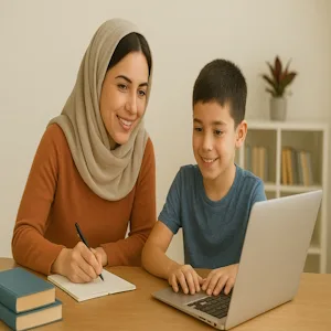 هوم اسکولینگ - مدرسه در خانه - mathloob.com